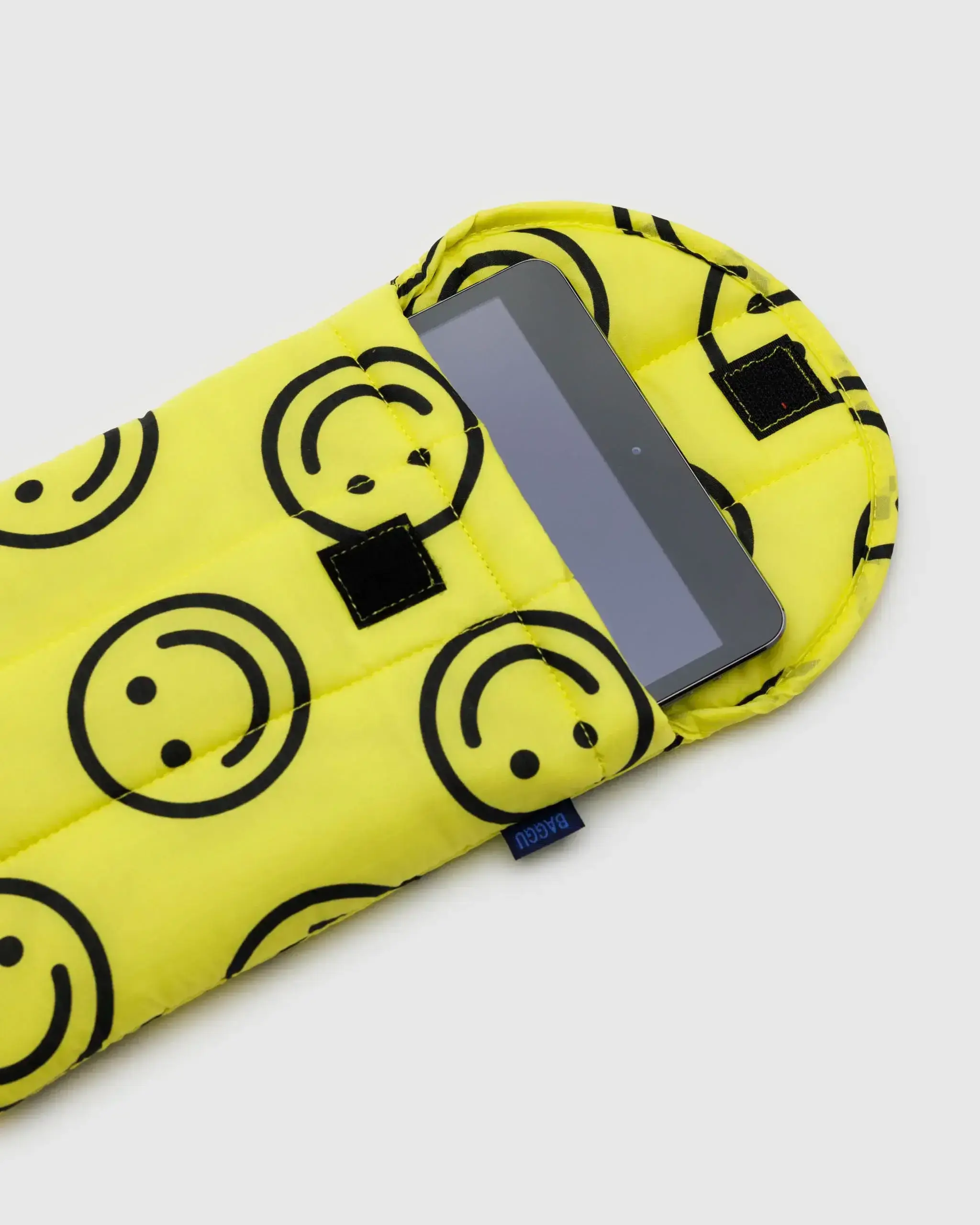 Puffy Tablet Sleeve Yellow Happy - Image 2