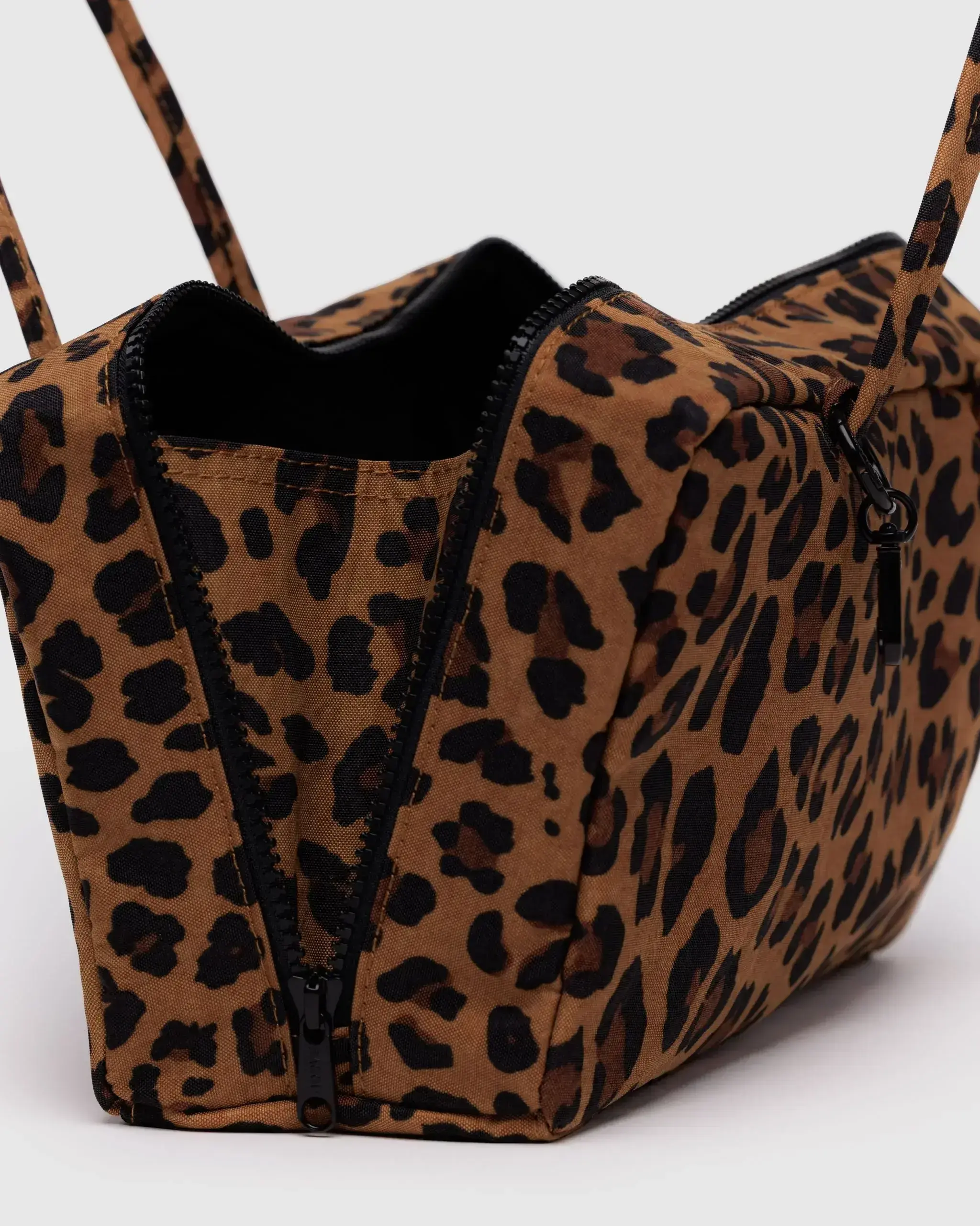 Nylon Bowler Bag Leopard - Image 4