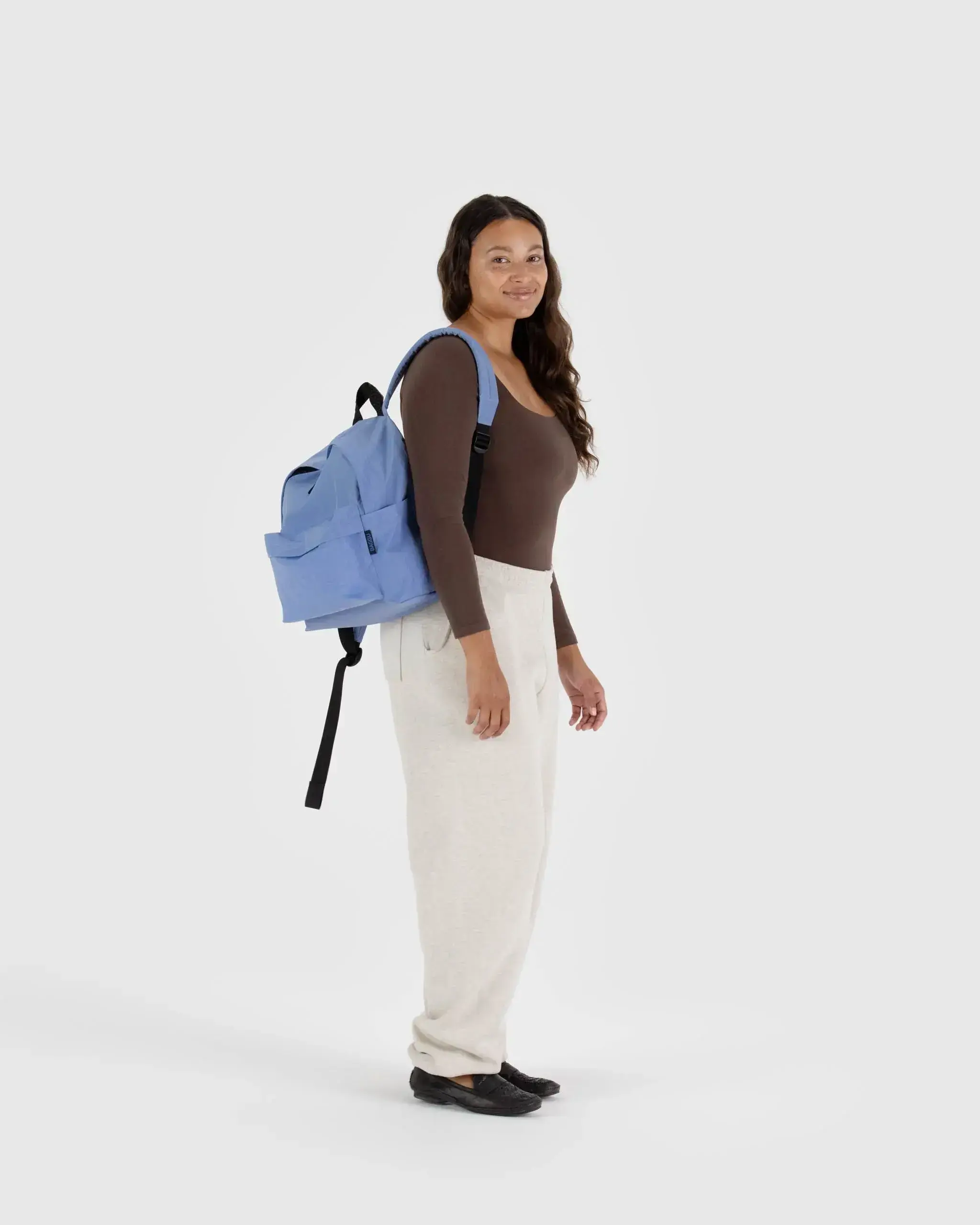 Medium Nylon Backpack Cornflower - Image 2