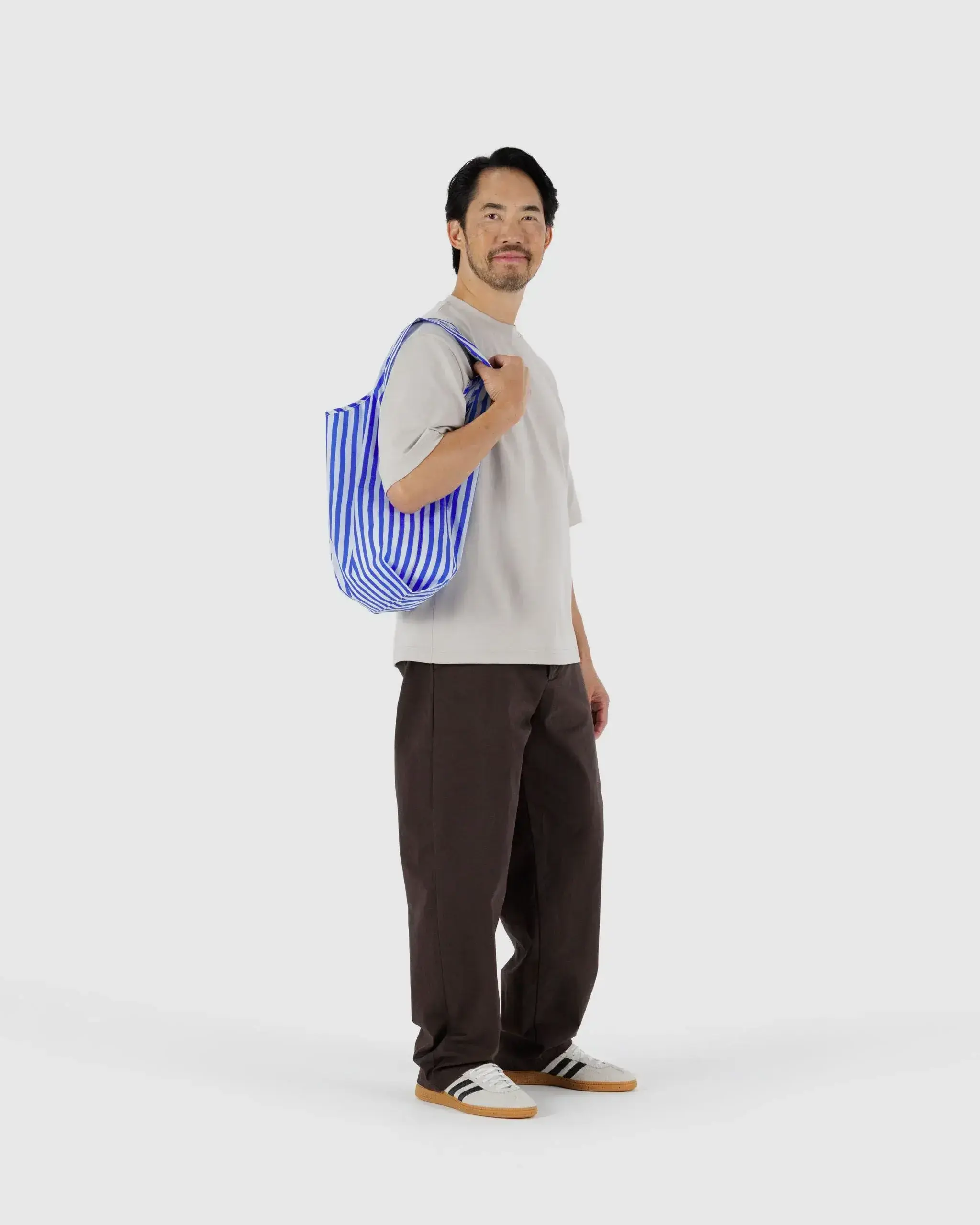 Standard Baggu Blue Painted Stripe - Image 2
